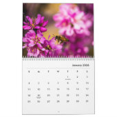 Honeybee Wall Agenda Kalender (Jan 2026)