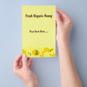 Honeybee Yellow Honey Custom Flyer (Hand)
