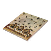 HoneyBeeHive Apiculture  Tegeltje (Zijkant)