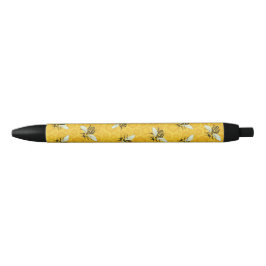 Honeybees Honeycomb Bumble Bee Hive Pattern Zwarte Inkt Pen