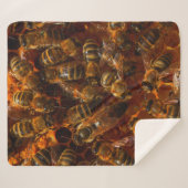 HONEYBES 7 SHERPA DEKEN (Voorkant (horizontaal))