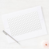 Honeycomb Afbeelding Rechthoekige Sticker (Envelop)