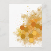 Honeycomb Alcohol Ink Briefkaart (Voorkant)