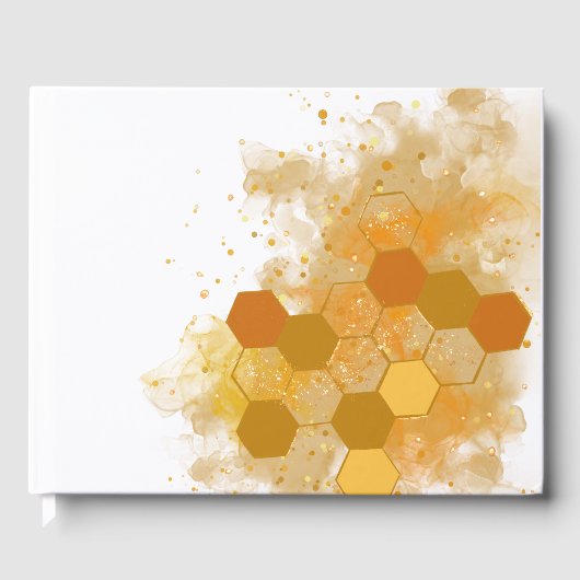 Honeycomb Alcohol Ink Gastenboek (Voorkant)
