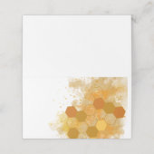 Honeycomb Alcohol Ink Plaatskaartje (Buitenkant ongevouwen)