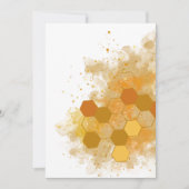 Honeycomb Alcohol Ink Save The Date (Voorkant)