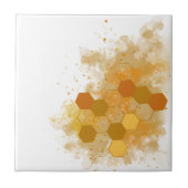 Honeycomb Alcohol Ink Tegeltje (Voorkant)