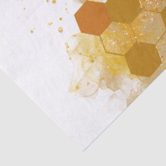 Honeycomb Alcohol Ink Tissuepapier (Detail)