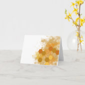 Honeycomb Alcohol Inkt Kaart (Gele Bloem)