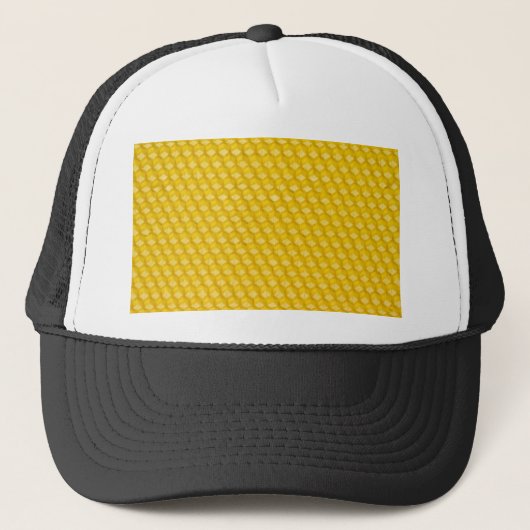 Honeycomb Background Gifts Sjabloon Trucker Pet (Voorkant)