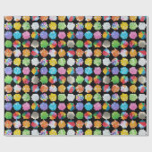 Honeycomb Beachballen Cadeaupapier (Vlak)