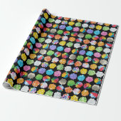Honeycomb Beachballen Cadeaupapier (Uitgerold)