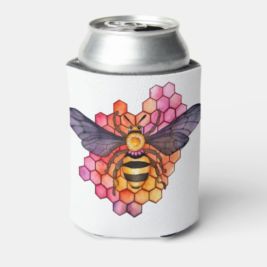 Honeycomb Bee Blikjeskoeler (Blikje Achterkant)