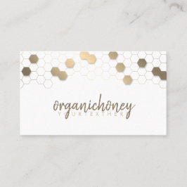 Honeycomb Bee Boerderij Apiary Visitekaartje