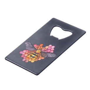 Honeycomb Bee Creditkaart Flessenopener