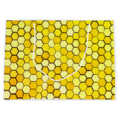 Honeycomb Bee Geëerd Groot Cadeauzakje (Voorkant)