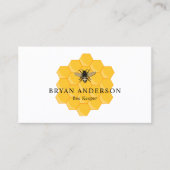 Honeycomb Bee Keeper Visitekaartje (Voorkant)