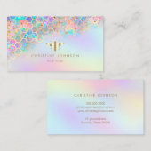 Honeycomb Bee kleurrijk ontwerp Visitekaartje (Voorkant / Achterkant)