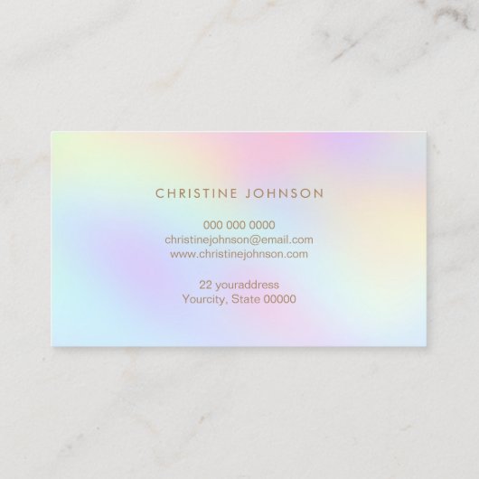 Honeycomb Bee kleurrijk ontwerp Visitekaartje