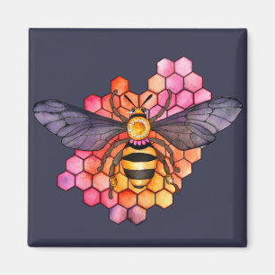 Honeycomb Bee Magneet