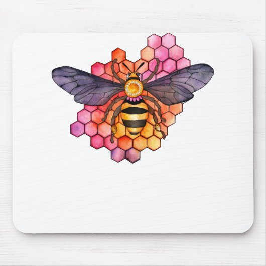 Honeycomb Bee Muismat (Voorkant)