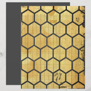 Honeycomb Bee Scrapbook