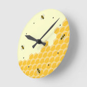 Honeycomb Bees Fun Wall klok (Hoek)