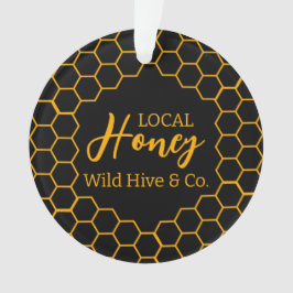 Honeycomb – Black or White Background Ornament