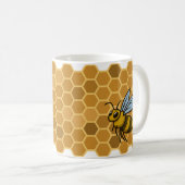 Honeycomb Bumble bijen Koffiemok (Voorkant rechts)