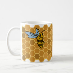 Honeycomb Bumble bijen Koffiemok