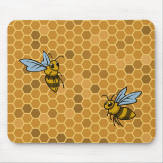 Honeycomb Bumble bijen Muismat