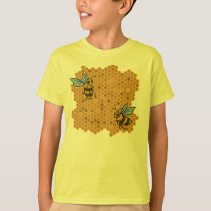 Honeycomb Bumble bijen T-shirt