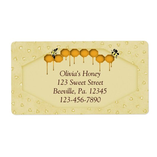 Honeycomb Business Label (Voorkant)