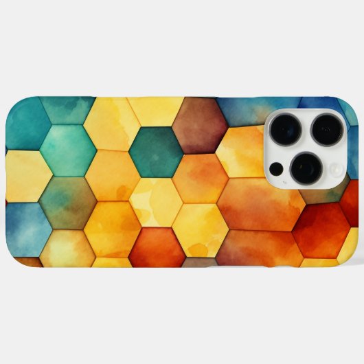 Honeycomb Case-Mate iPhone Case (Achterkant (horizontaal))