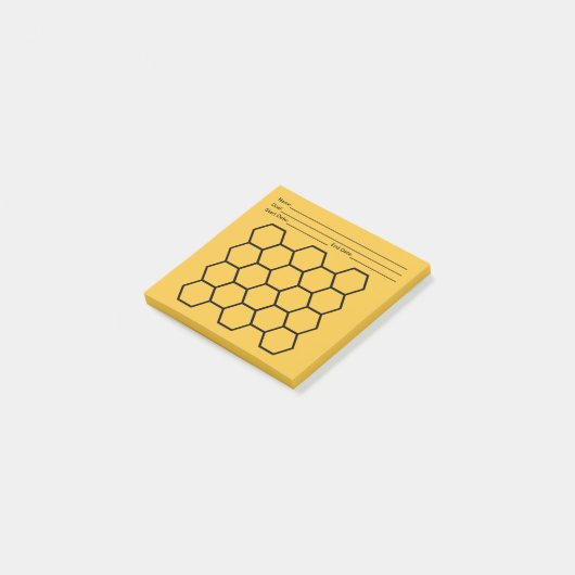 Honeycomb Doel Tracking Gegevensblad Post-it® Notes (Schuin)