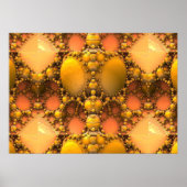 Honeycomb Fractal Poster (Voorkant)