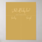 Honeycomb Geslacht Onthullen Jongen of Meisje Graf Poster (Voorkant)