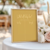 Honeycomb Geslacht Onthullen Jongen of Meisje Graf Poster