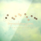 Honeycomb Gold Apiary store Raamsticker (Vel 3)