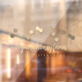 Honeycomb Gold Apiary store Raamsticker (Vel 2)