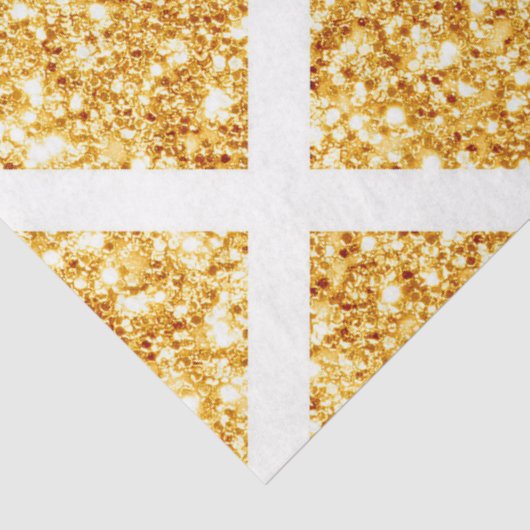 Honeycomb Gold Glitter Boho Popular Collectie Tissuepapier (Detail)