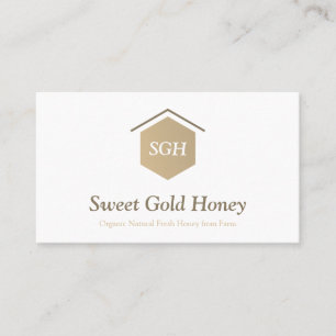 Honeycomb Gold Home Vastgoed Visitekaartje