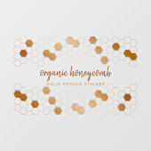 Honeycomb Gold Raamsticker (Vel)