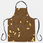 Honeycomb Golden Honey Pattern Schort (Voorkant)