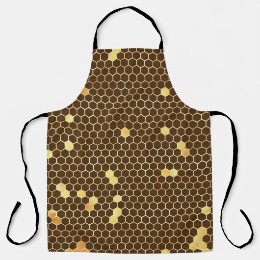 Honeycomb Golden Honey Pattern Schort (Voorkant)