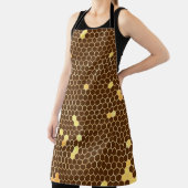 Honeycomb Golden Honey Pattern Schort (Insitu)