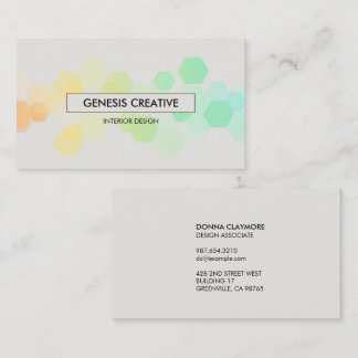 Honeycomb Gradient Platinum Visitekaartje