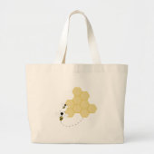 Honeycomb Grote Tote Bag (Voorkant)