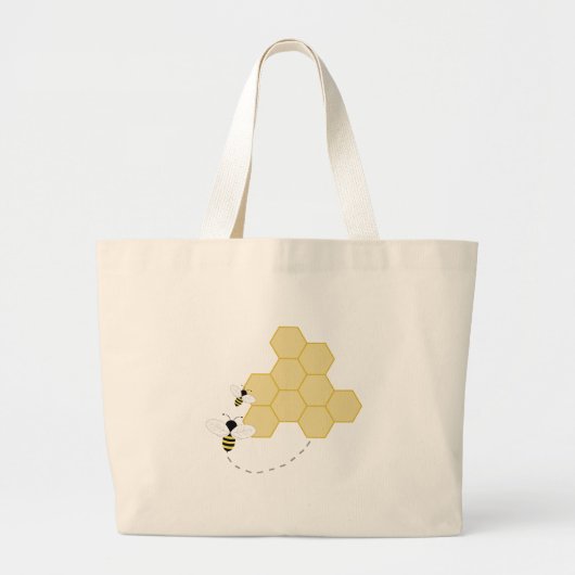 Honeycomb Grote Tote Bag (Voorkant)