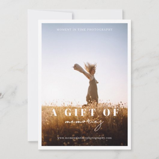 Honeycomb Hexagon Fotografie Cadeaubon (Voorkant)